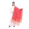 KRYPMAX Women's Silk Ethnic Dupatta (Red, 2.25 Mtr Length)