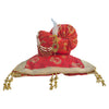 KRYPMAX Jodhpuri Men's Wedding Safa/Groom Pagdi/Turban with Sherwani Stole/Dupatta for Marriage - Maroon Red (Size: 22 to 22.5 Inch)