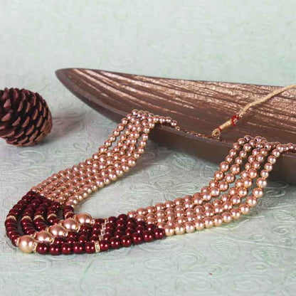 Krypmax Moti Mala Decorative Designer Dulha Sherwani Mala/Haar