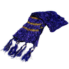 KRYPMAX Groom's Dulha Pagdi with Dupatta(Stole) Combo for Men's Wedding, Royal Blue Colour (Pagri Size: 22 to 22.5 Inch)