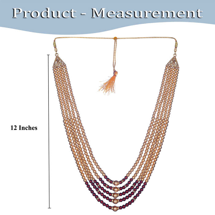 Krypmax Moti Mala Decorative Designer Dulha Sherwani Mala/Haar