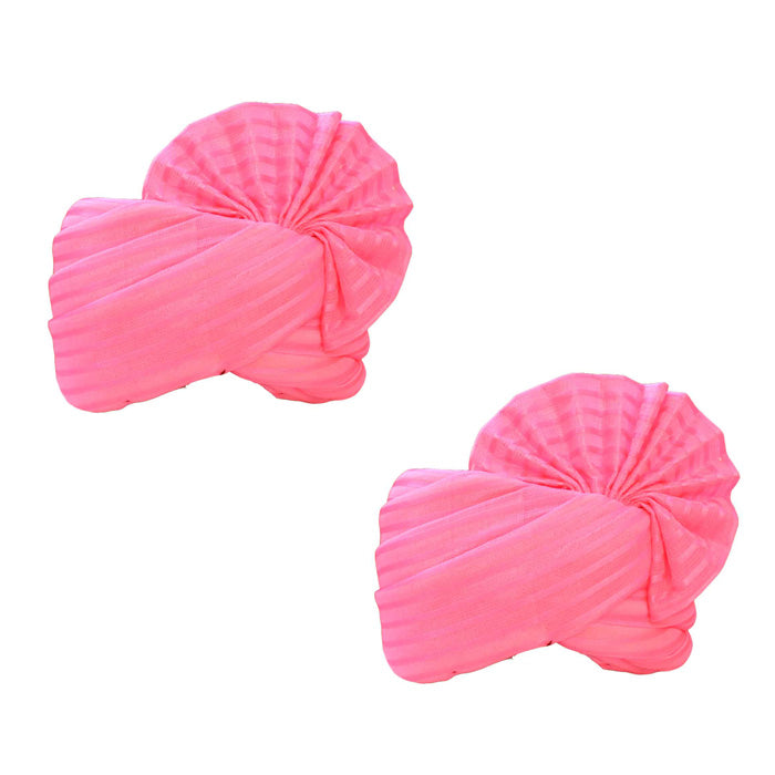 Krypmax Wedding Barati Safa Turban/Pagri/Pagdi - for Men & Women (Pink Colour)
